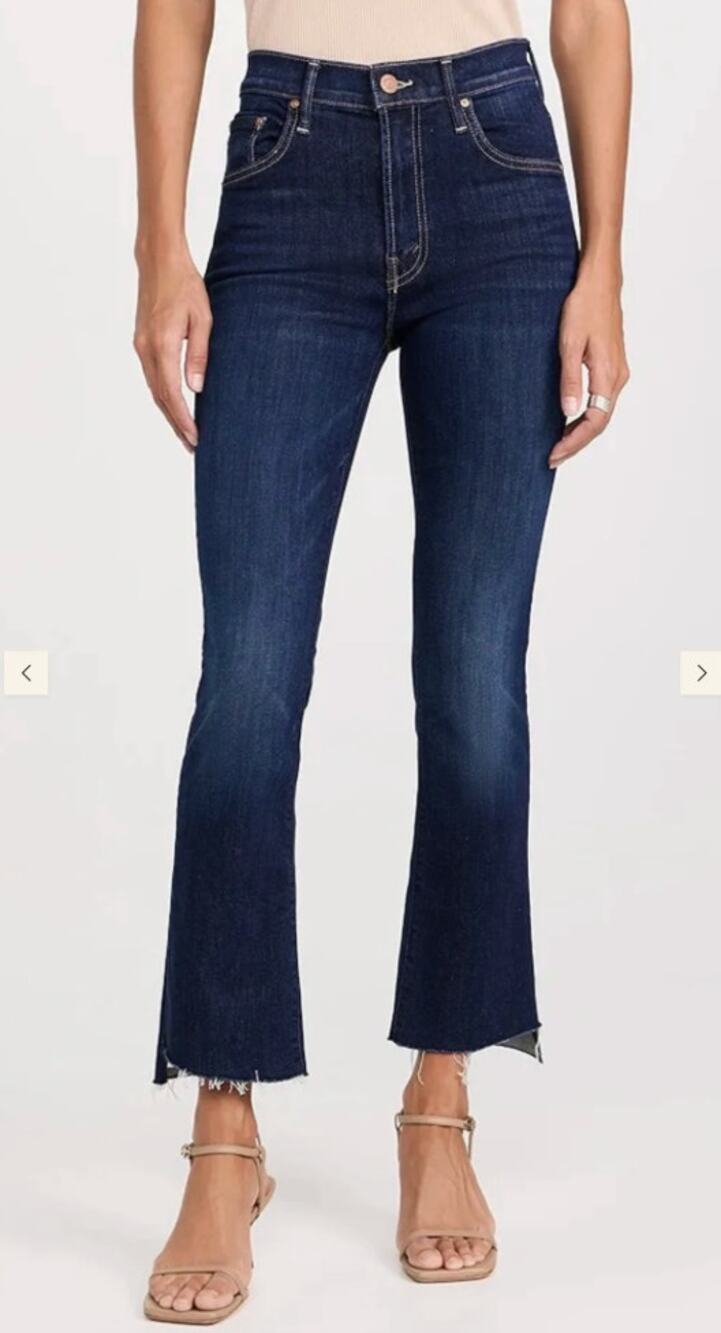 Mother The Insider Crop Step Fray Off Limits Jeans size 26